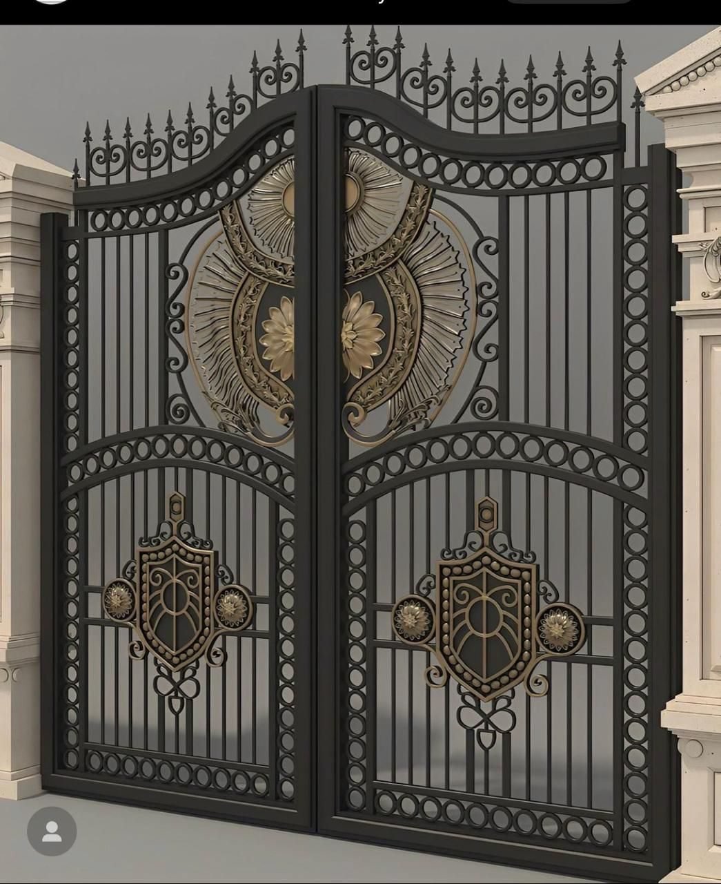 Ornamental architectural gate, product reference